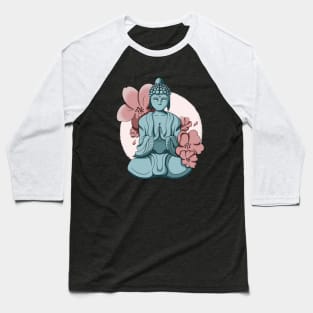 Floral buddha Baseball T-Shirt